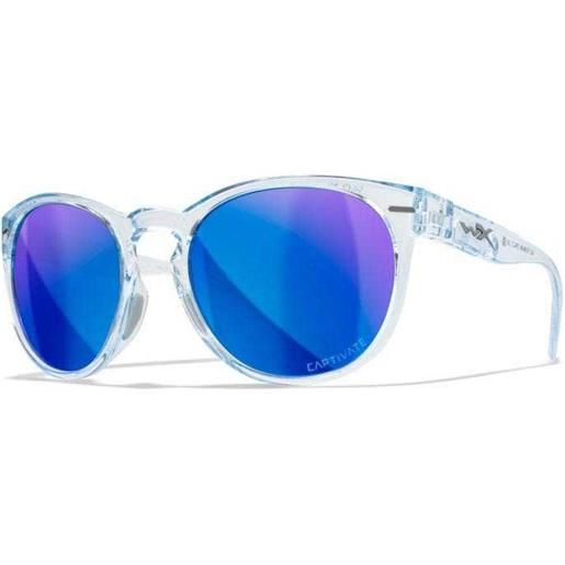 Wiley X covert polarized sunglasses trasparente uomo