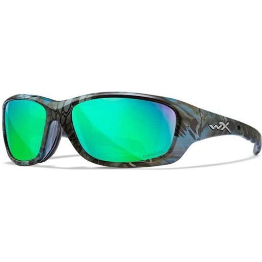 Wiley X gravity polarized sunglasses trasparente uomo