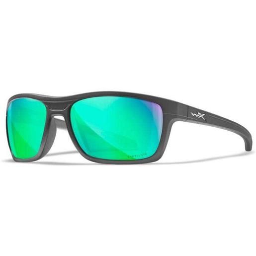 Wiley X kingpin polarized sunglasses trasparente uomo
