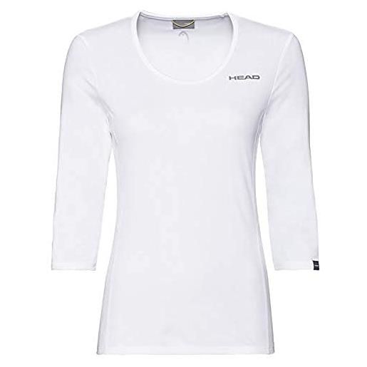 Head club tech t-shirts, donna, bianco, 3xl