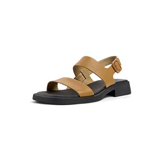 Camper dana-k201486, sandali piatti donna, bianco, 36 eu