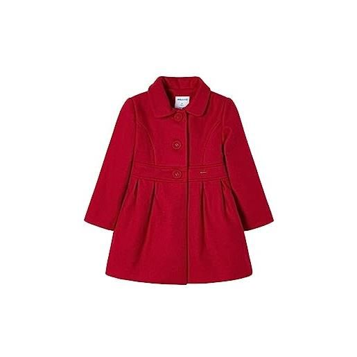 Mayoral cappotto per bambine e ragazze rosso 4 anni (104cm)