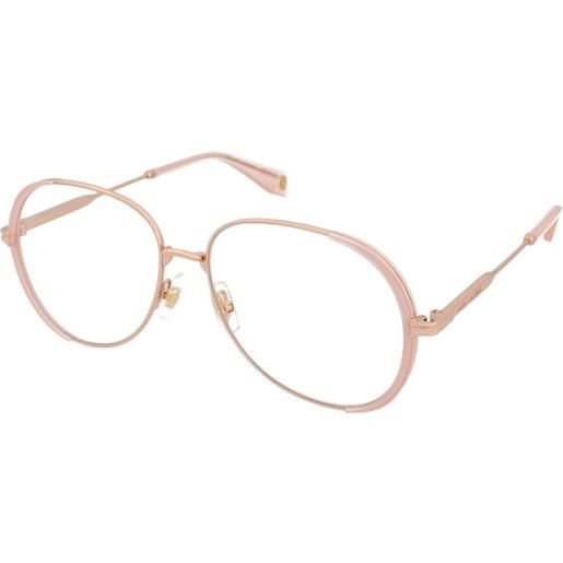 Marc Jacobs mj 1080/s eyr/99 | occhiali da vista graduati | prova online | metallo | pilot | rosa, oro rosa | adrialenti