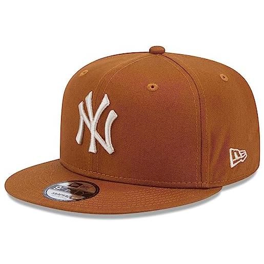 New Era - mlb new york yankees league essential 9fifty snapback cap colore beige, beige. , medium-large