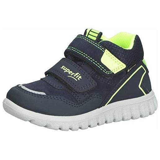 Superfit sport7 mini gore-tex, scarpe da ginnastica, blu verde chiaro 8000, 25 eu larga