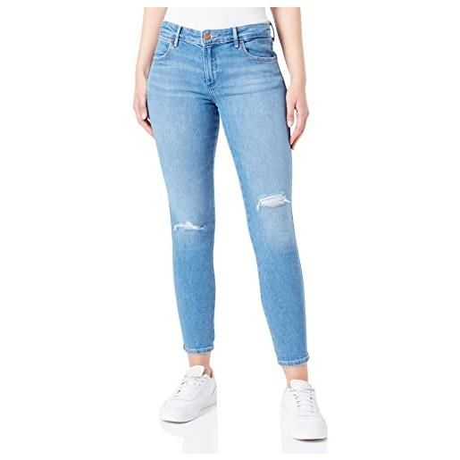 Wrangler skinny jeans, nero, w29 / l30 donna