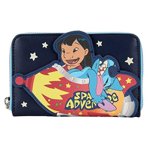 Loungefly wallet lilo and stitch space adventure disney one size, multicolore