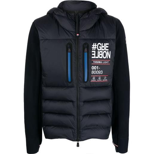 Moncler Grenoble giacca con stampa - blu