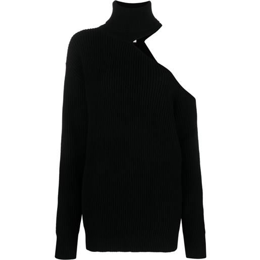 Nensi Dojaka maglione con dettaglio cut-out - nero