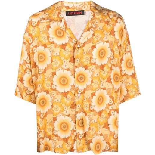 LỰU ĐẠN camicia a fiori - giallo