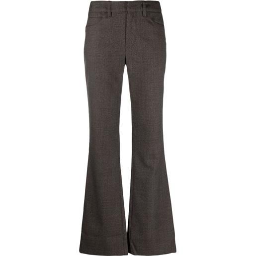 Zadig&Voltaire pantaloni svasati sartoriali - grigio
