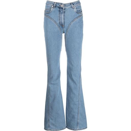 Mugler jeans svasati - blu
