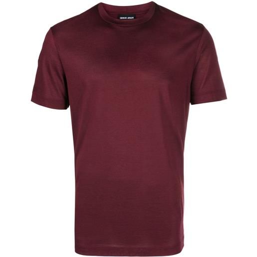Giorgio Armani t-shirt girocollo - rosso