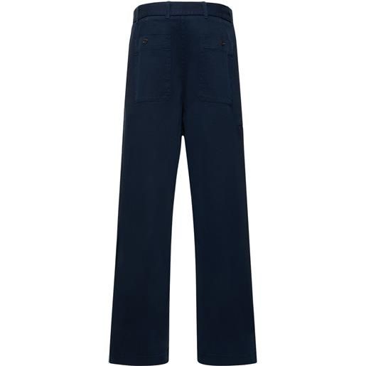 LEMAIRE pantaloni military in cotone