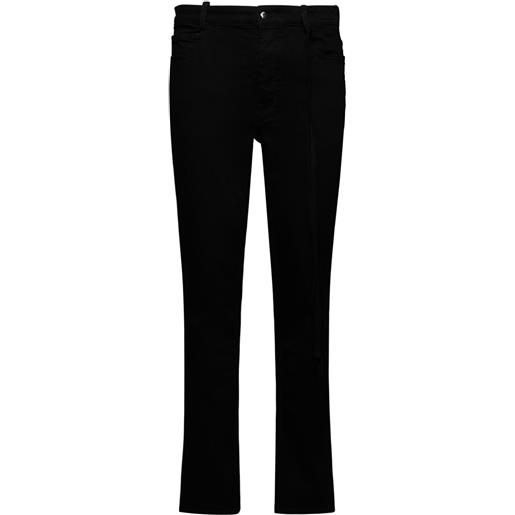 ANN DEMEULEMEESTER pantaloni skinny wout in misto cotone