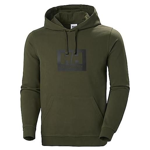 Helly Hansen uomo hh box hoodie, blu, xl