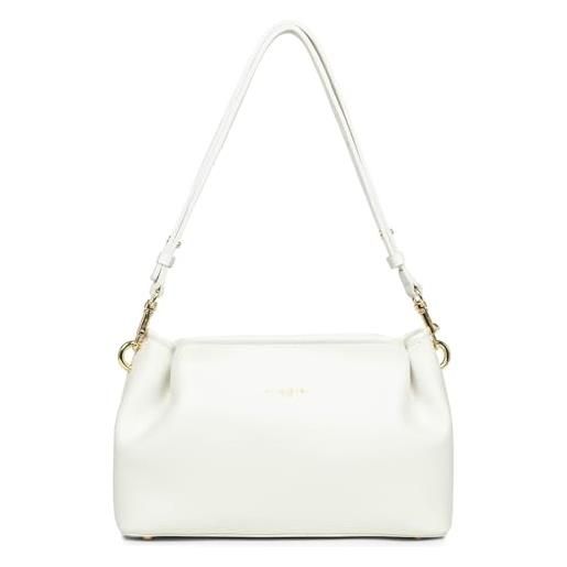 Lancaster foulonne double, borsa con manico lungo adulti unisex, blanc_in_nu