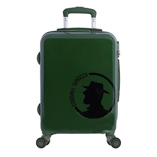 Coronel Tapiocca maletas de viaje cabina - maleta cabina 55x40x20 - bagagli- bagaglio a mano uomo, verde, 55x40x20 cm - mlx8075900