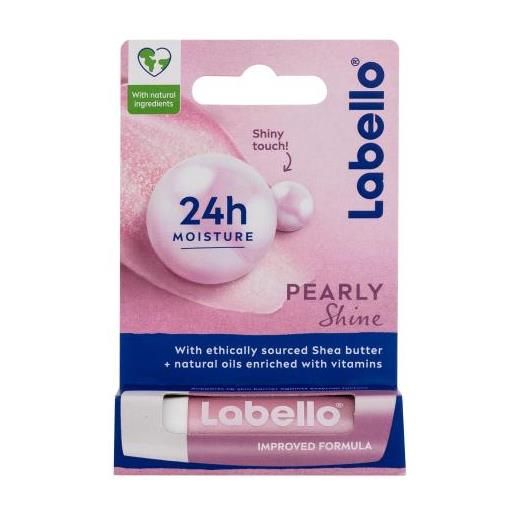Labello pearly shine 24h moisture lip balm balsamo labbra idratante colorato 4.8 g