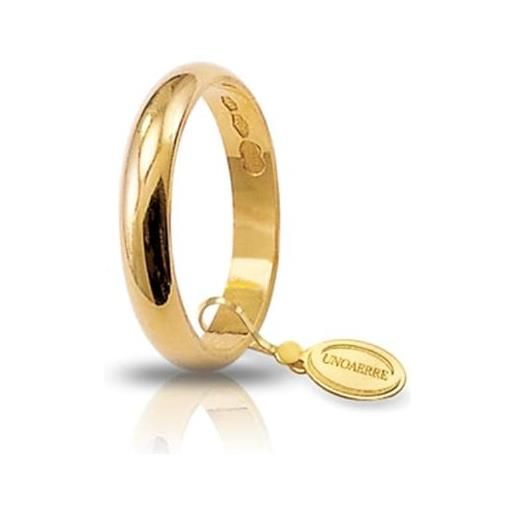 UNOAERRE anello fede nuziale classica 3 grammi in oro 18 kt (oro bianco, 6)
