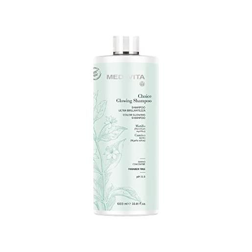Medavita choice glowing shampoo - 1000 ml