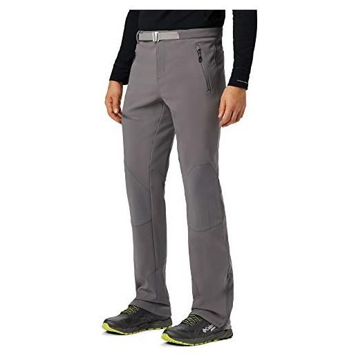 Columbia sportswear titan ridge 2.0 - pantaloni da uomo, colore: grigio city grey, blac, 32/34