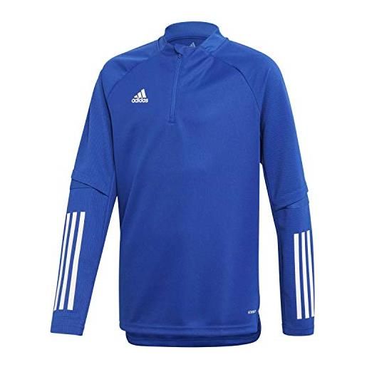 adidas condivo 20 training top, maglia da allenamento bambino, team royal blue/white, 116
