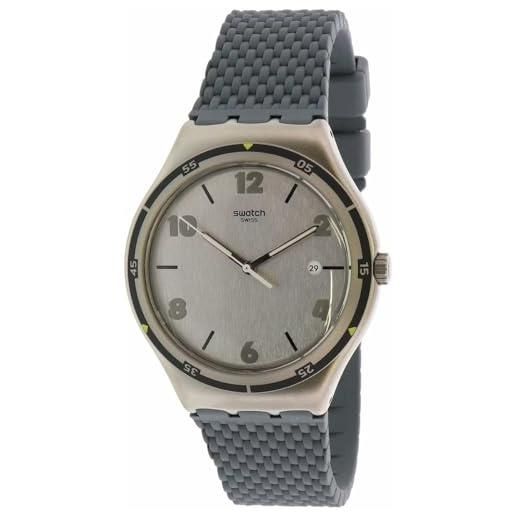 Swatch orologio analogueico quarzo uomo con cinturino in gomma yws447