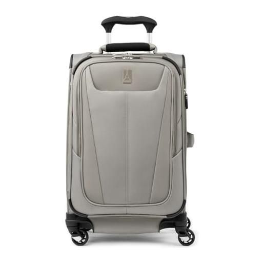 Travelpro maxlite 5-softside espandibile spinner wheel bagaglio, champagne, carry-on 21-inch, a mano 53,3 cm