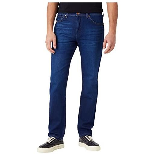 Wrangler greensboro_1 jeans, blu (the bullseye), 33w / 30l uomo