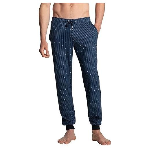 CALIDA remix basic sleep pantaloni, blu indiano, l uomo