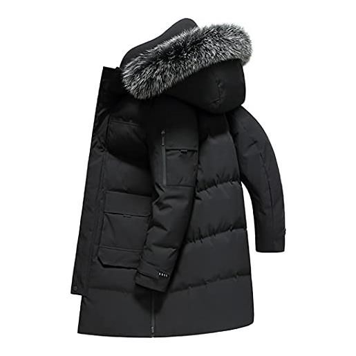 BKDTDYL lungo sezione giù giacca uomo per -30 gradi spessore inverno cappello caldo parka cappotto