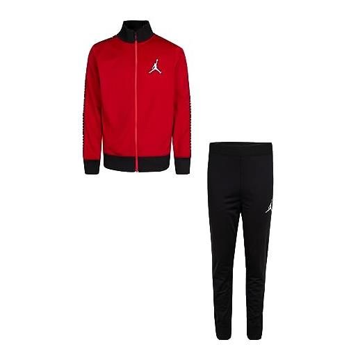 Nike jordan tuta da ragazzo air jordan tricot rossa taglia l (147-158 cm) codice 95a449-kr5