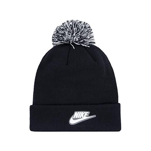Nike cappello cuffed pom beanie da bambino nero