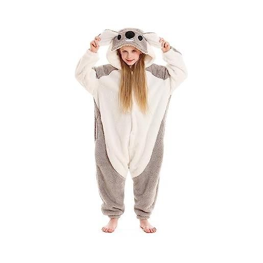 DarkCom costume di carnevale costume animale onesie bambini natale pigiameria cosplay anime schlafanzu koala