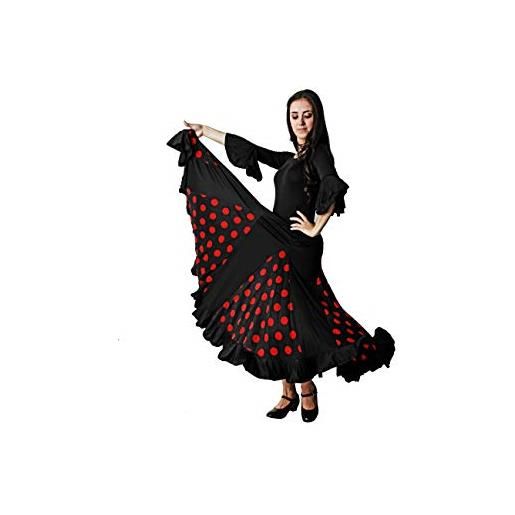 Costumizate! gonna di baile flamenco con pois da donna adulti taglie diverse