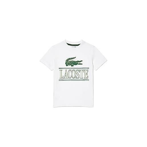 Lacoste-children tee-shirt-tj3804-00, bianco, 14 ans