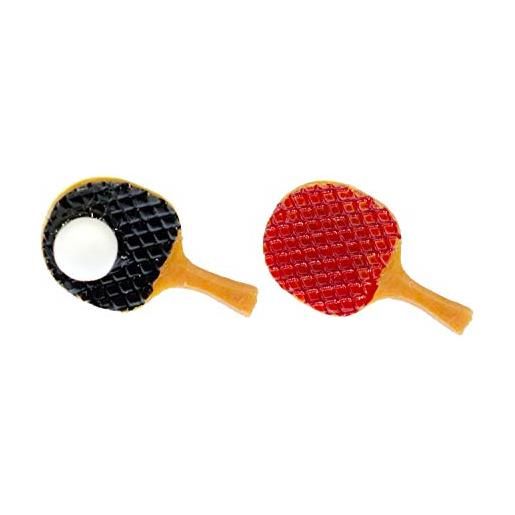 Miniblings ping pong orecchini gioco di sport pallina da ping pong racket - moda orecchini gioielli fatti a mano inserisco orecchini