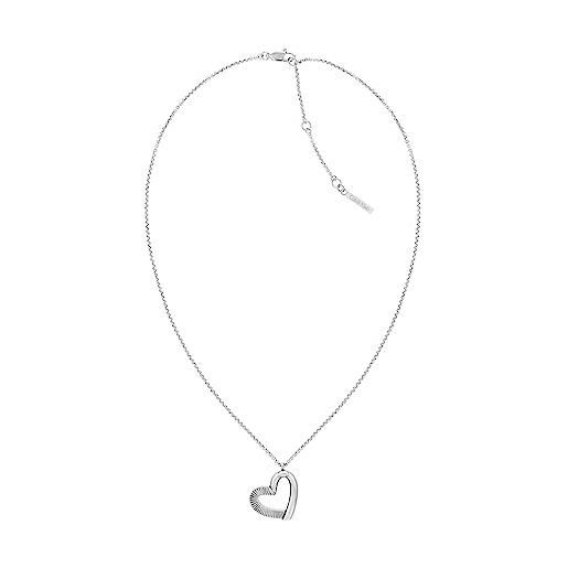 Calvin Klein collana da donna collezione minimalistic hearts in acciaio inossidabile - 35000384