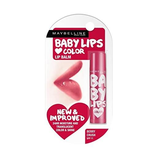 Maybelline baby lips color spf 16 lip balm 4.5g: berry crush by Maybelline
