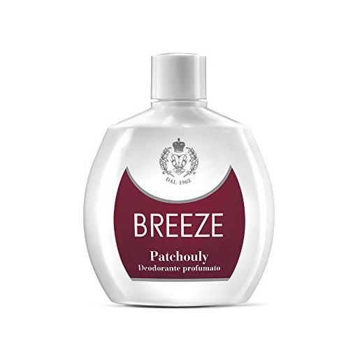Breeze set 6 breeze deodorante squeeze 100 patchouly marrone cura e igiene del corpo