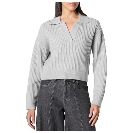 The Drop polo da donna, marcy, a costine, avorio, s