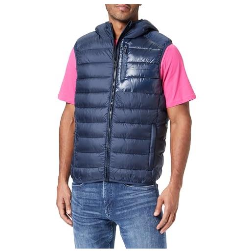 Champion legacy outdoor - hooded full zip vest gilet, nero, xl uomo fw23