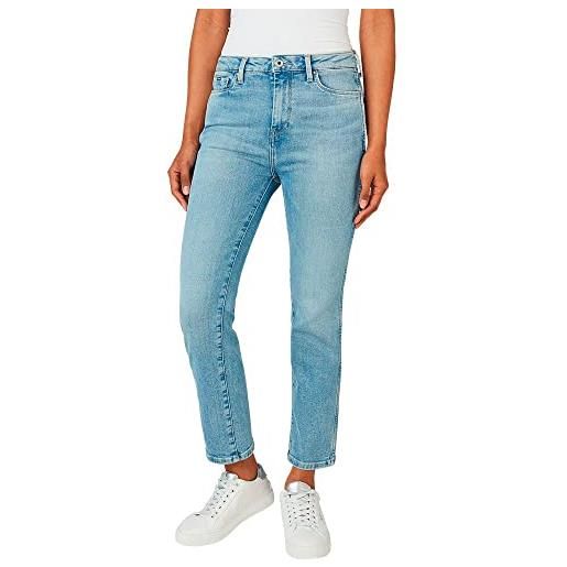 Pepe Jeans dion 7/8, jeans donna, blu (denim-wi5), 26w / 34l