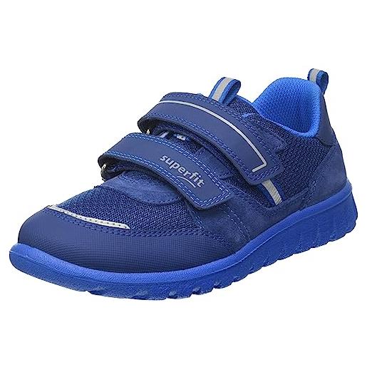Superfit sport7 mini, scarpe da ginnastica, blu 8030, 24 eu stretta