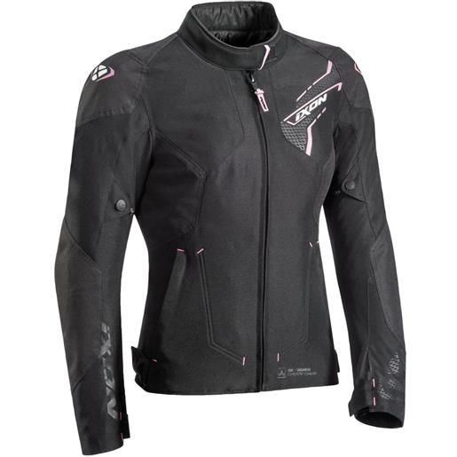 Ixon giacca moto Ixon luthor per donna colore nero e rosa
