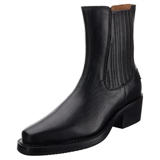 Shabbies Amsterdam shs1159 western chelsea ankle, boot donna, nero, 36 eu