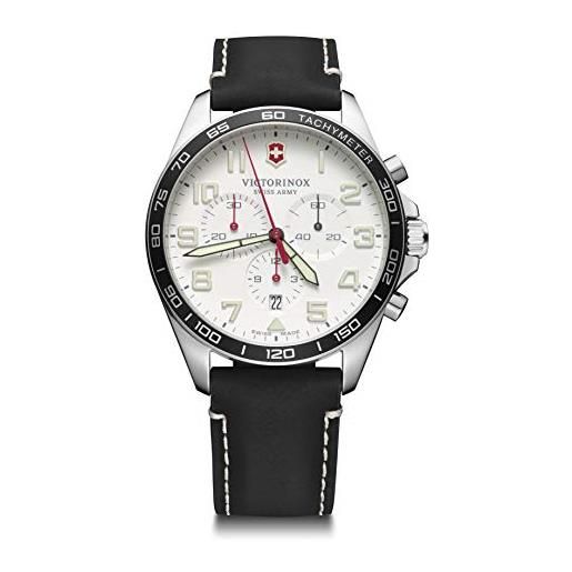 Victorinox uomo field force - orologio in acciaio inossidabile al quarzo analogico fabbricato in svizzera con giorno/data 241853