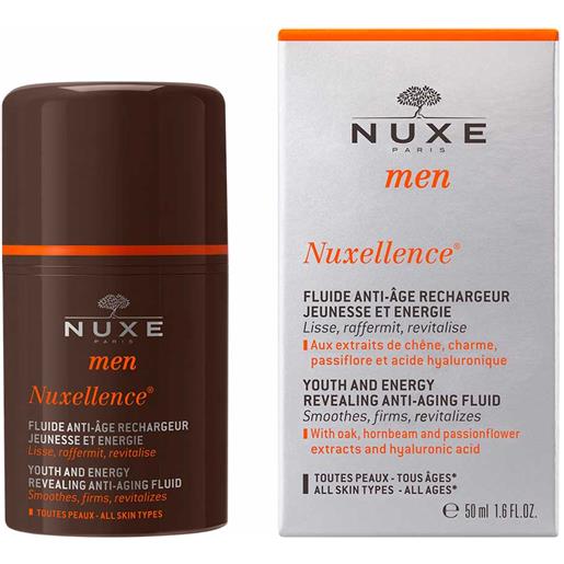 Nuxe men - Nuxellence trattamento anti-età uomo energia e giovinezza, 50ml