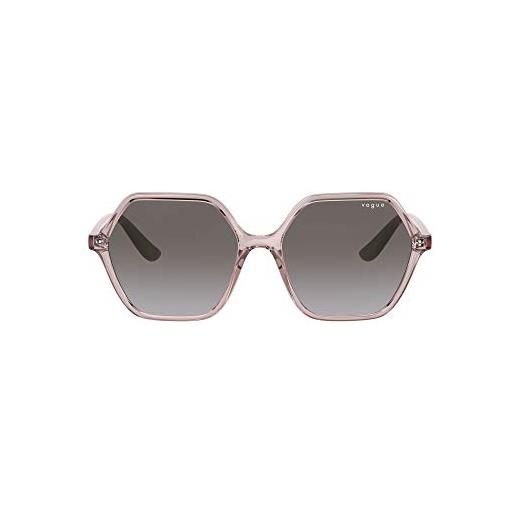 Vogue occhiali da sole vo 5361s pink/grey shaded 55/16/140 donna